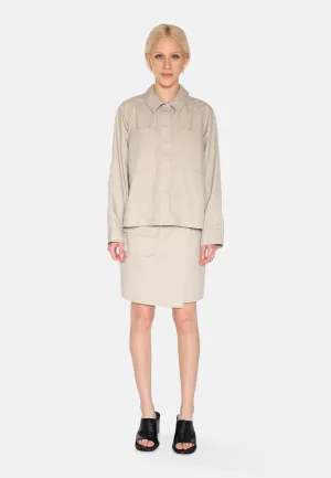 Olena overshirt 4140 - Brown Rice