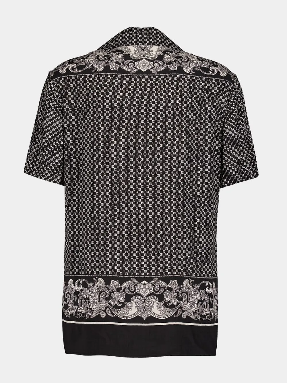 Paisley-Print Viscose Short-Sleeved Shirt