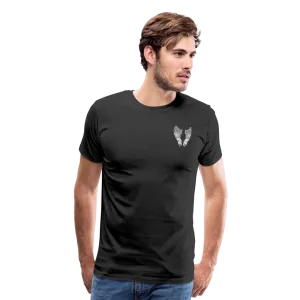 Papa Guardian Angel with Front Wings Men's Premium T-Shirt