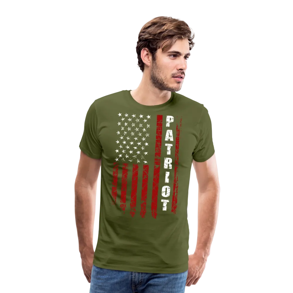 Patriot American Flag Men's Premium T-Shirt
