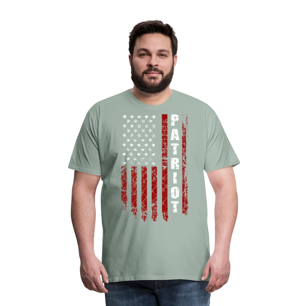 Patriot American Flag Men's Premium T-Shirt