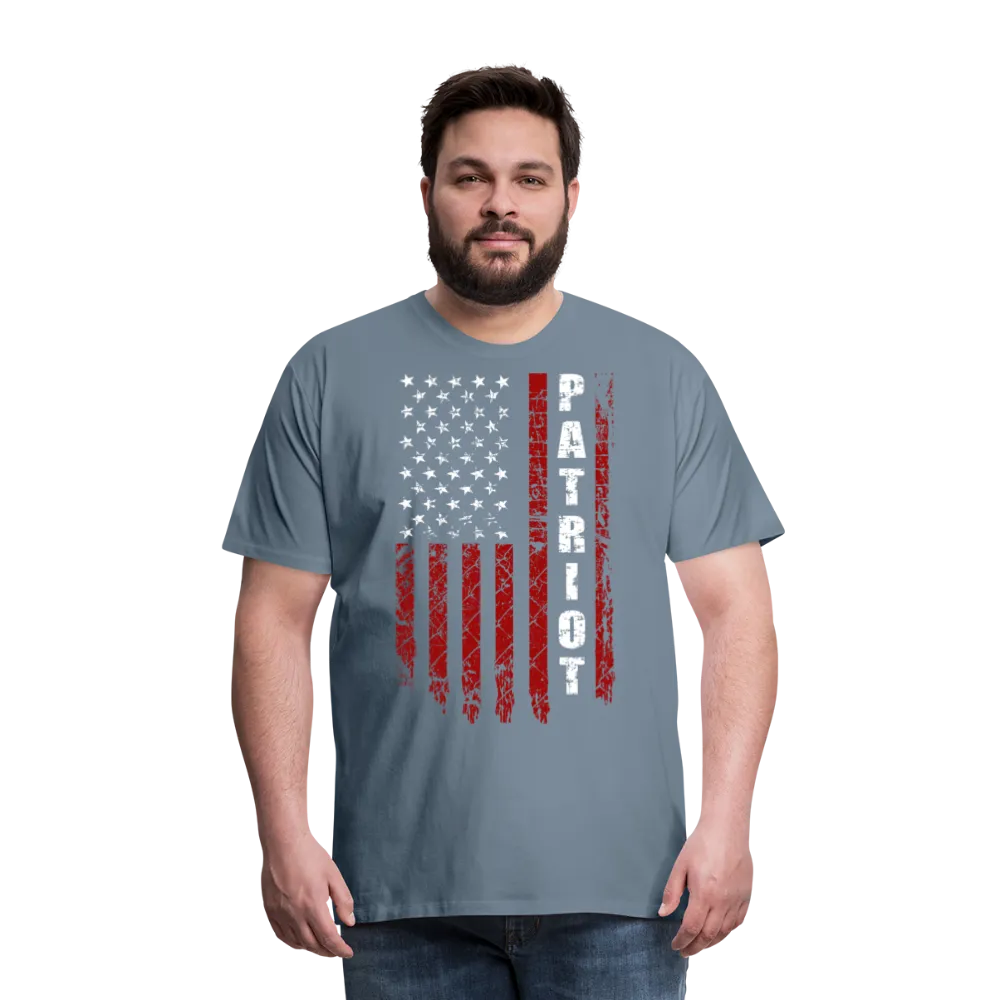 Patriot American Flag Men's Premium T-Shirt