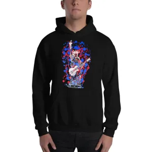 Patriotic Guitar Hoodie "Our Rocker of Liberty" by Axe Dr. Apparel