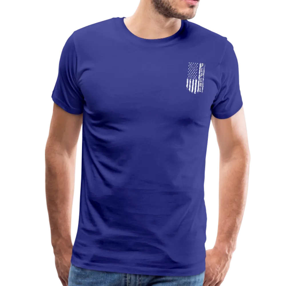 Pepere American Flag Men's Premium T-Shirt