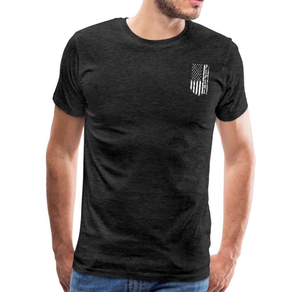 Pepere American Flag Men's Premium T-Shirt