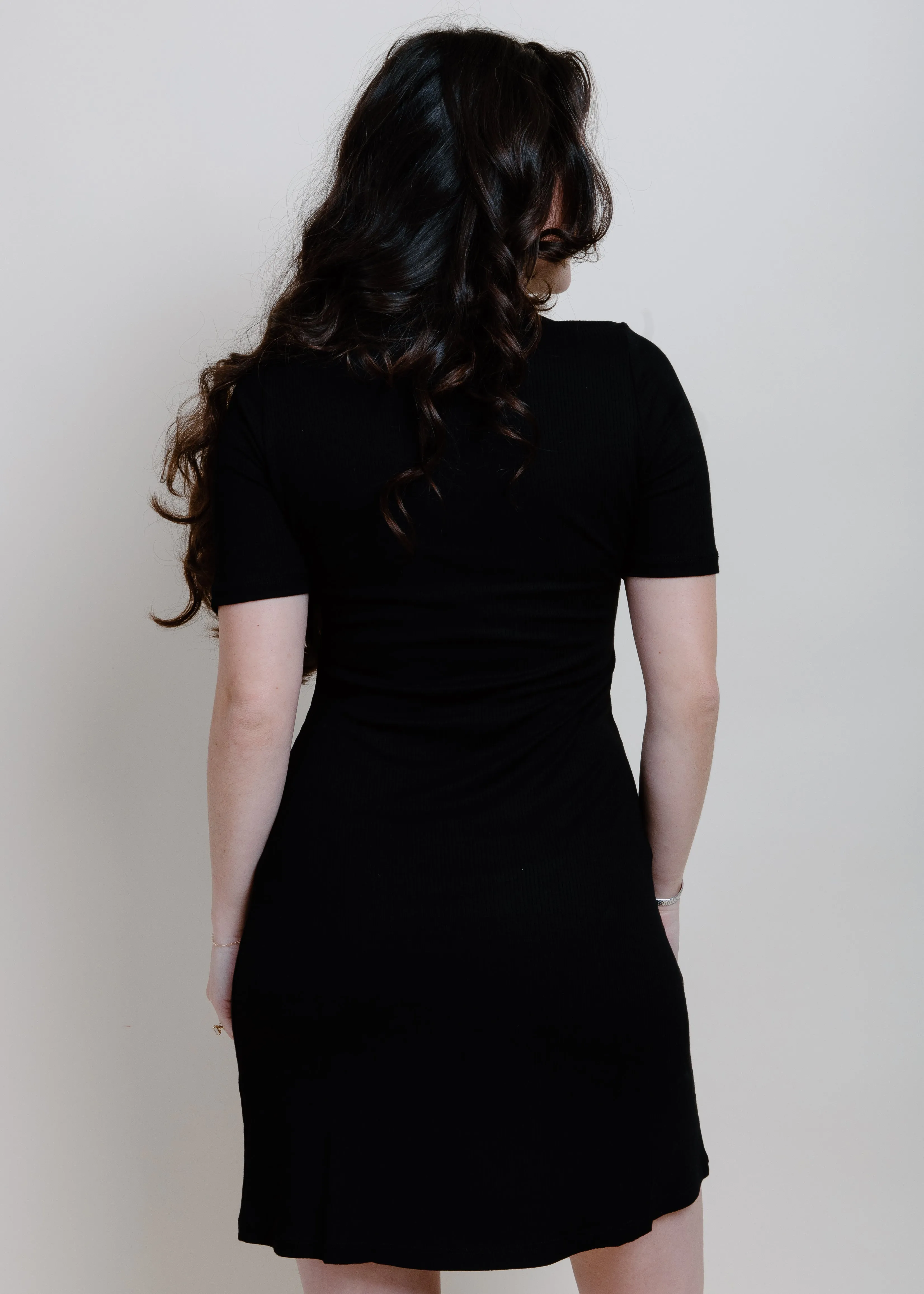 Perfect Timing Mini Dress - Black
