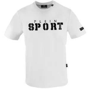 Plein Sport Mens TIPS400 01 T-Shirt White