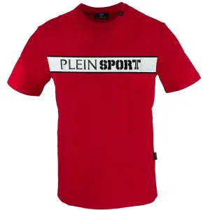 Plein Sport Mens TIPS405 52 T-Shirt Red