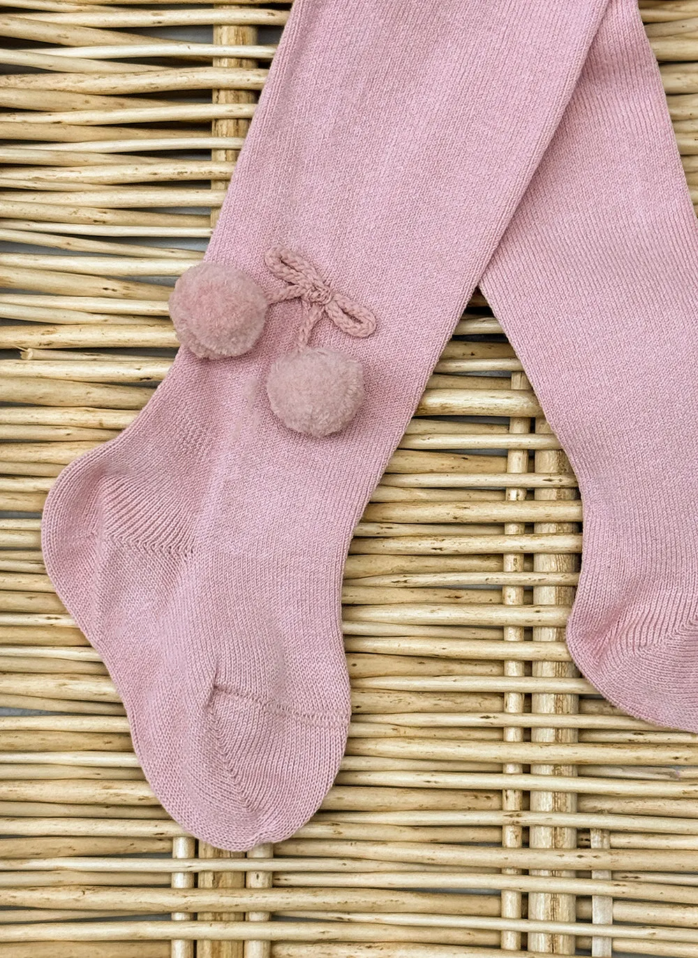 Pom-Pons Warm Cotton Tights