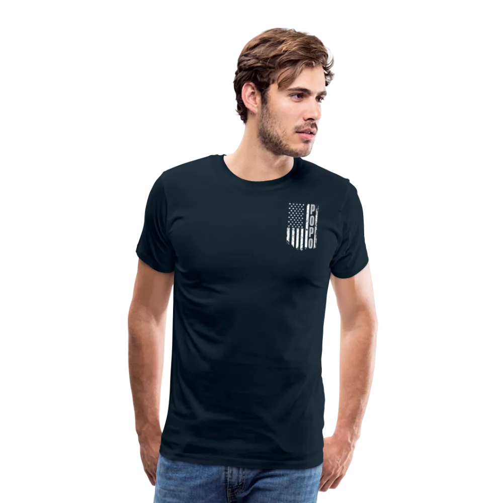 Popo American Flag Men's Premium T-Shirt