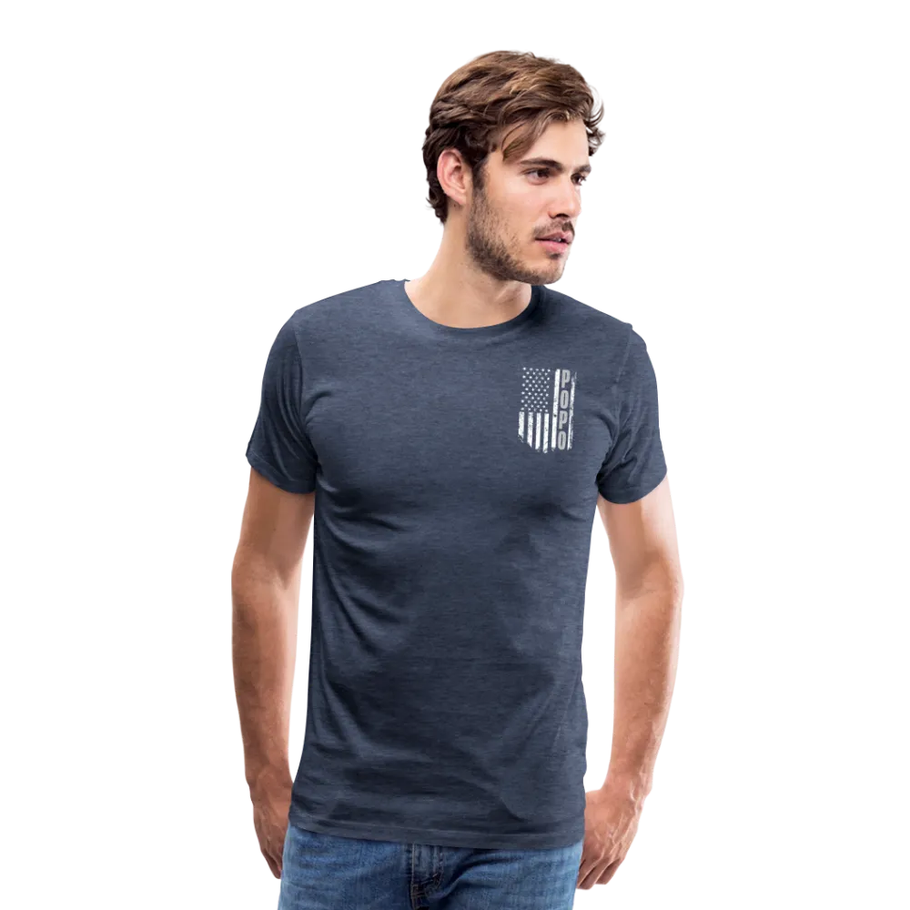 Popo American Flag Men's Premium T-Shirt