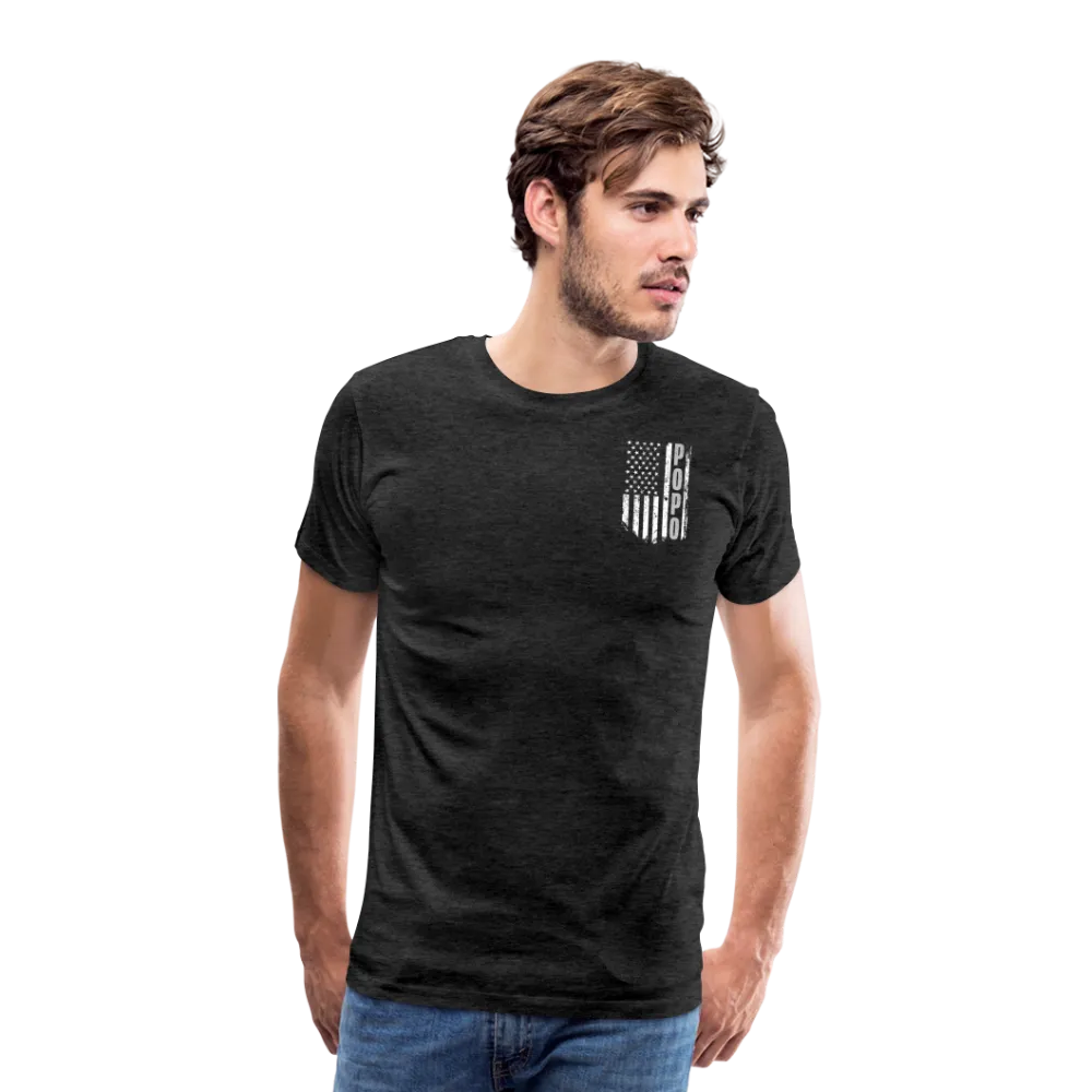 Popo American Flag Men's Premium T-Shirt