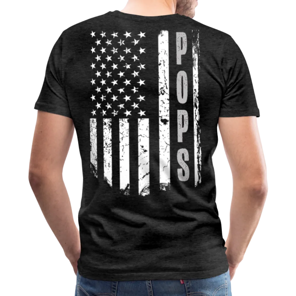 Pops American Flag Men's Premium T-Shirt