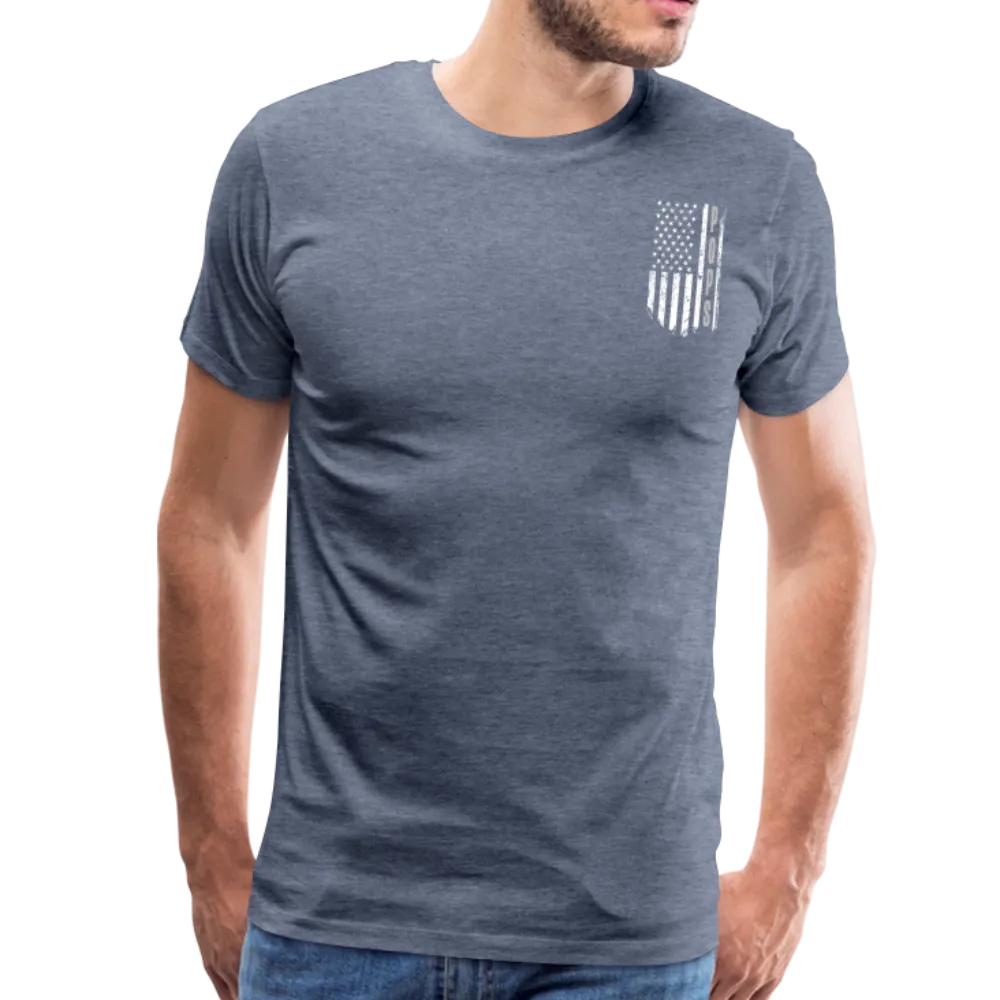Pops American Flag Men's Premium T-Shirt