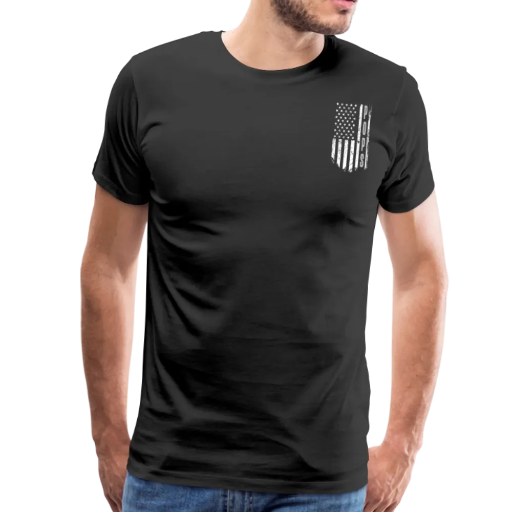 Pops American Flag Men's Premium T-Shirt