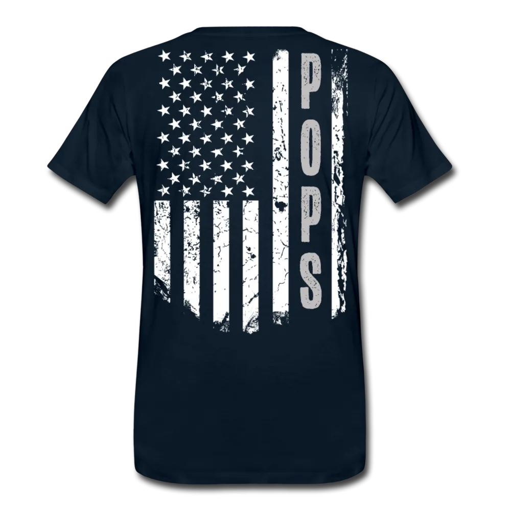 Pops American Flag Men's Premium T-Shirt