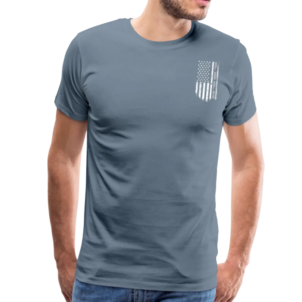 Pops American Flag Men's Premium T-Shirt