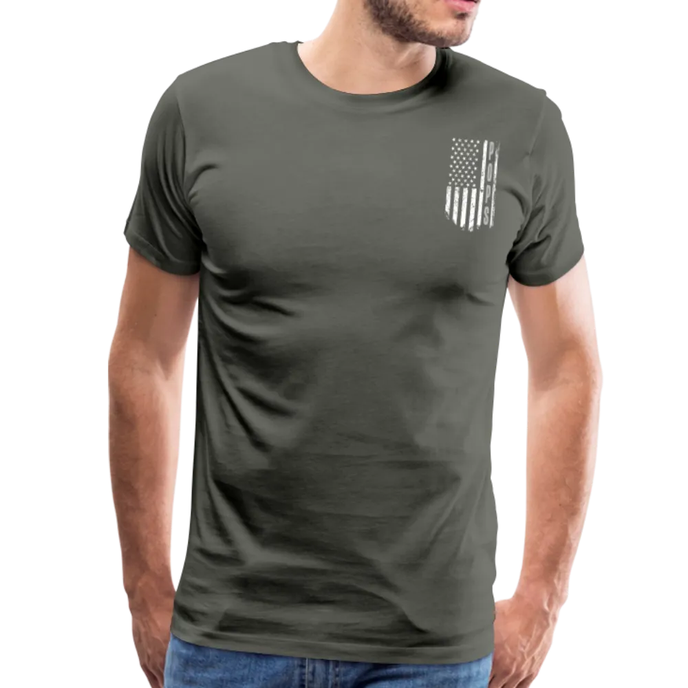 Pops American Flag Men's Premium T-Shirt