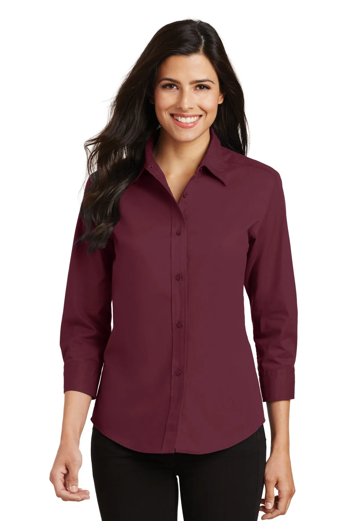 Port Authority¨ Ladies 3/4-Sleeve Easy Care Shirt. L612