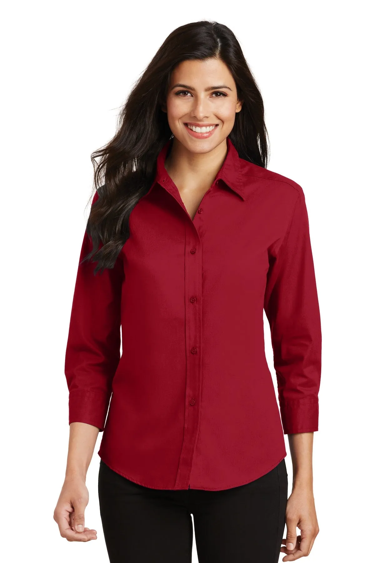 Port Authority¨ Ladies 3/4-Sleeve Easy Care Shirt. L612