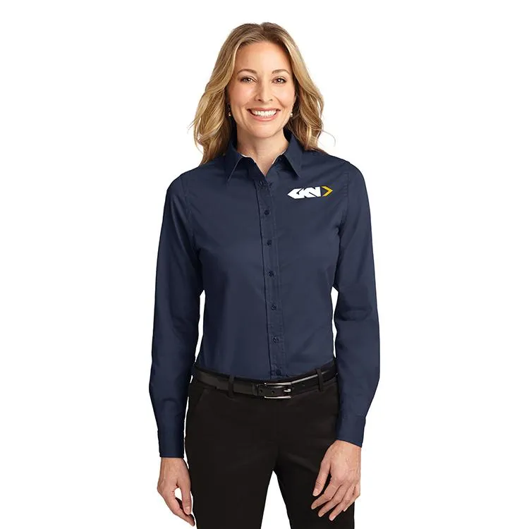 Port Authority - Ladies Long Sleeve Easy Care Shirt. L608.