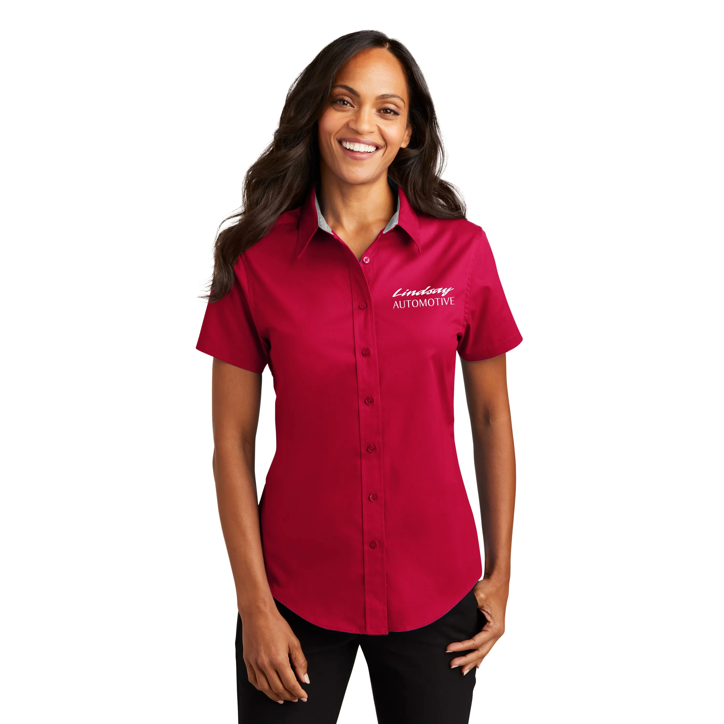 Port Authority - Ladies Short Sleeve Easy Care Shirt. L508.