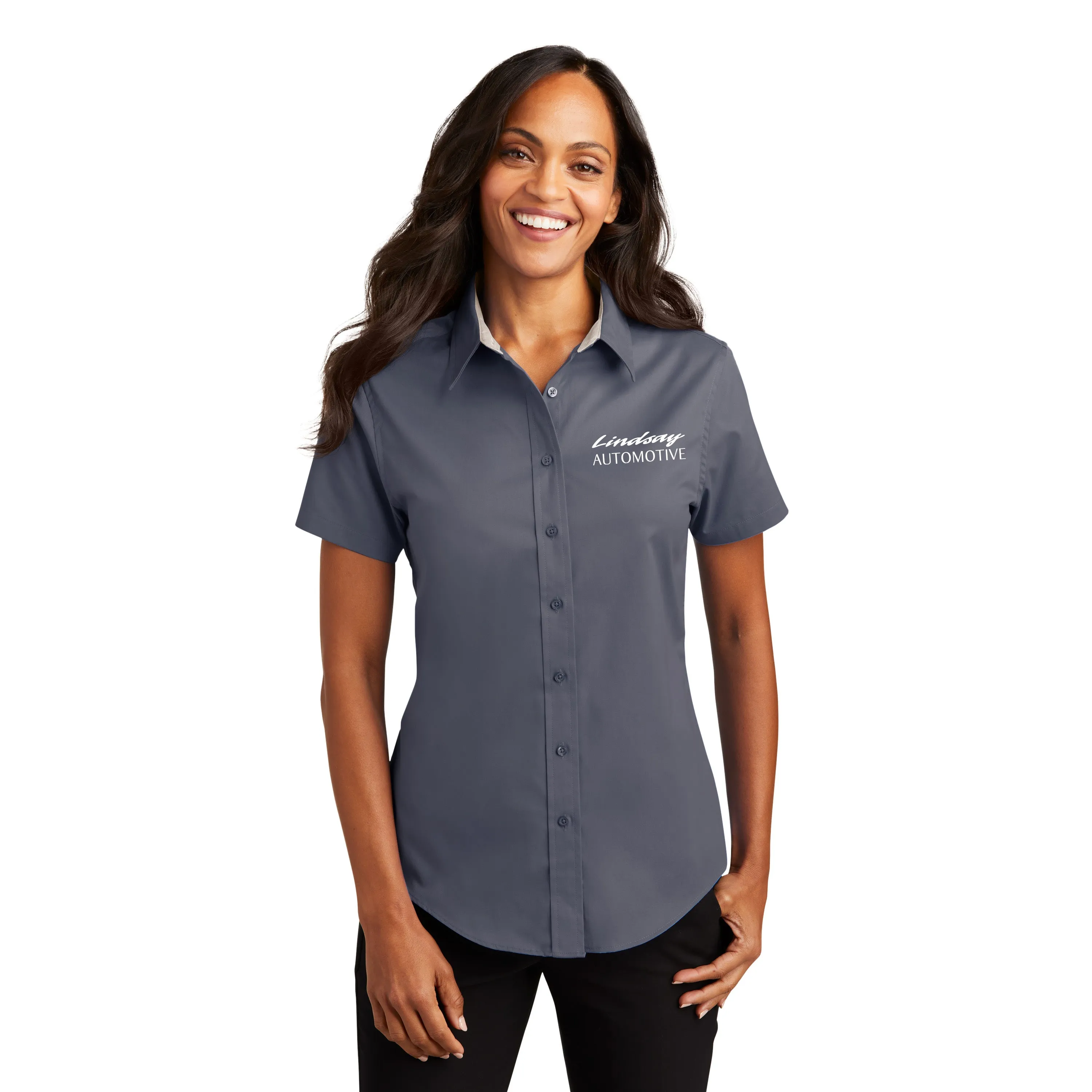 Port Authority - Ladies Short Sleeve Easy Care Shirt. L508.