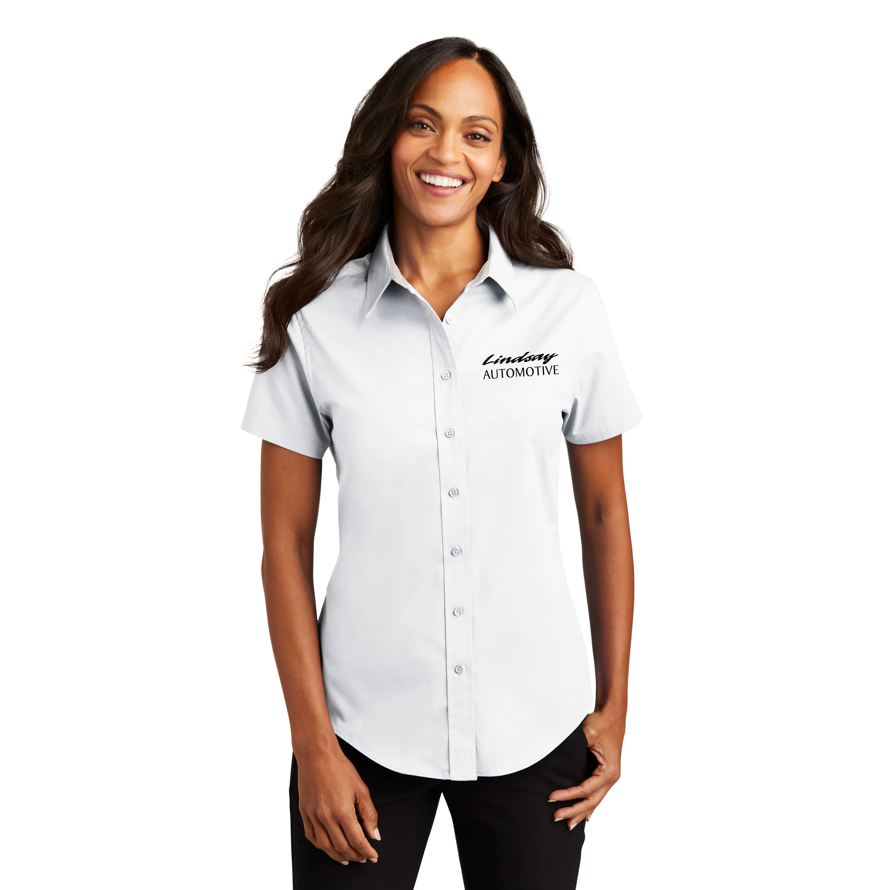 Port Authority - Ladies Short Sleeve Easy Care Shirt. L508.