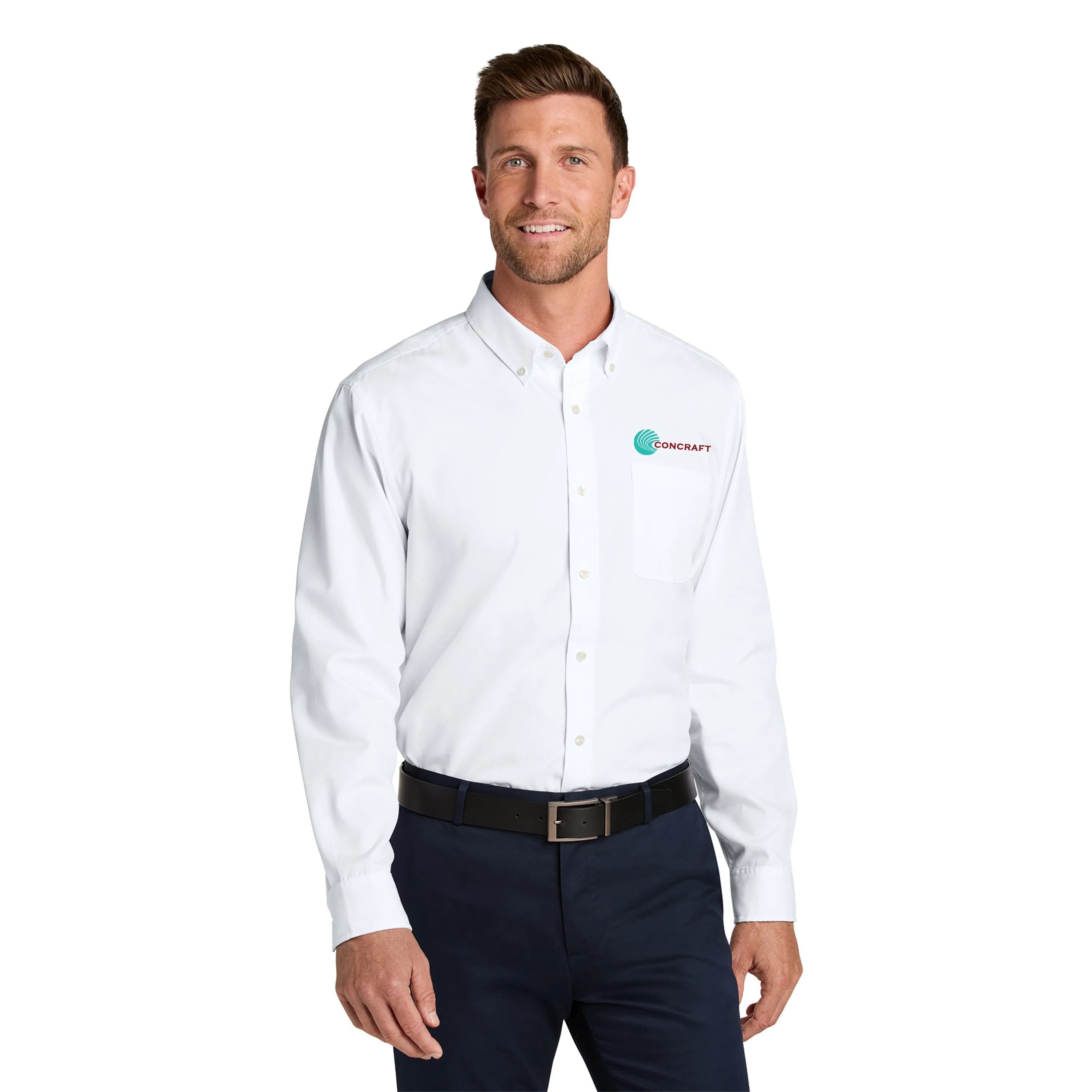 Port Authority - Long Sleeve Nailhead Easy Care Shirt. W816.