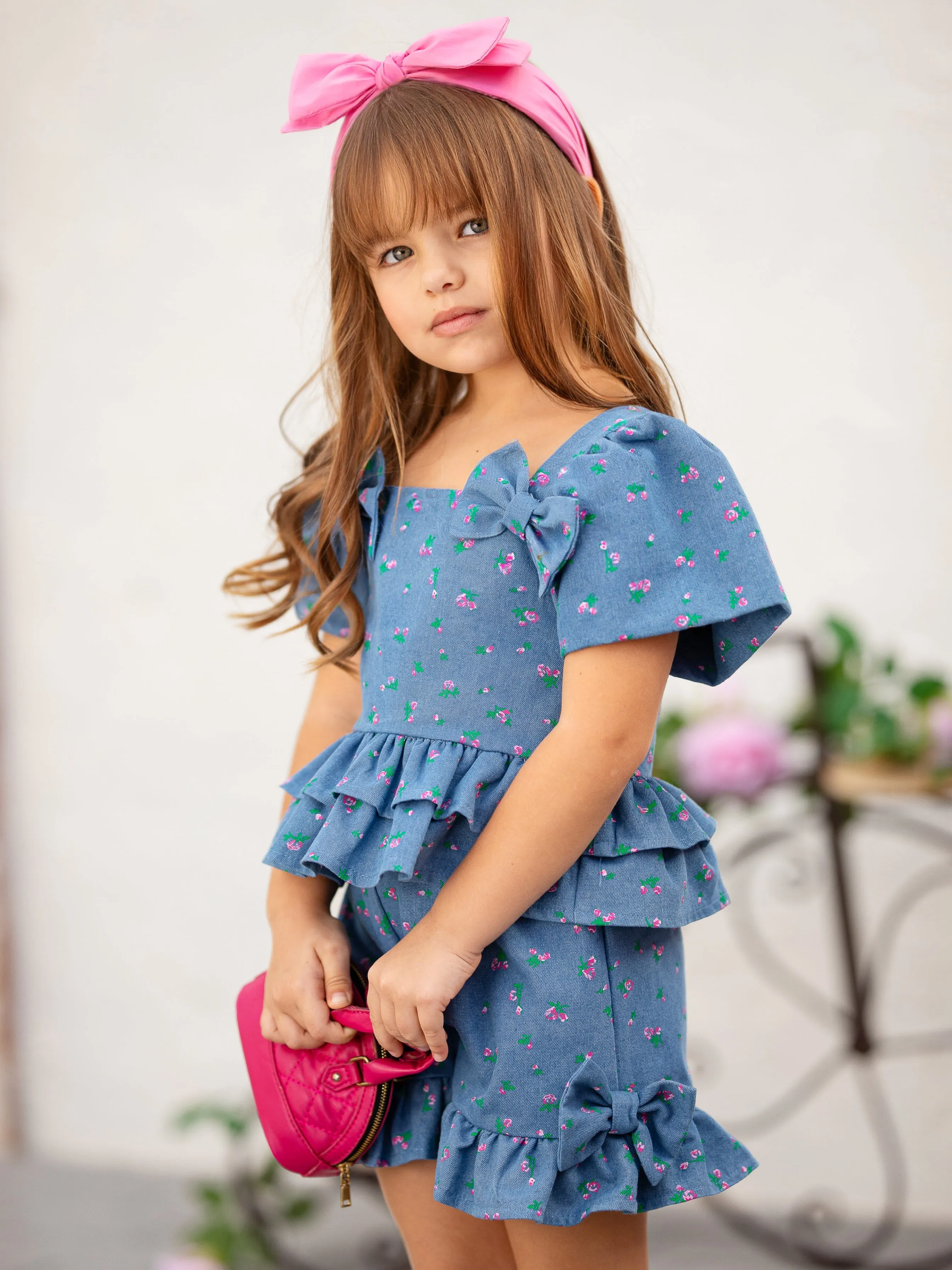 Pretty Blooms Floral Top and Short Set