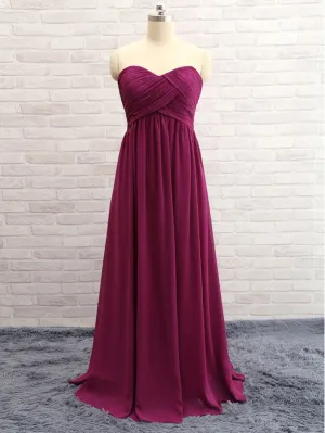 Princess Sweetheart Open-back Prom Dress