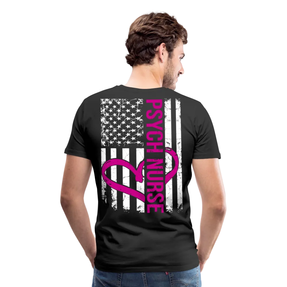 Psych Nurse Flag Men's Premium T-Shirt