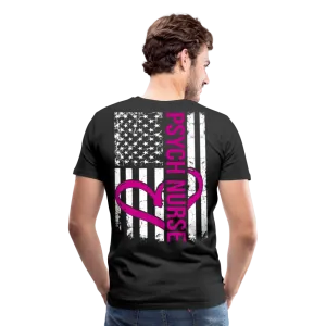 Psych Nurse Flag Men's Premium T-Shirt
