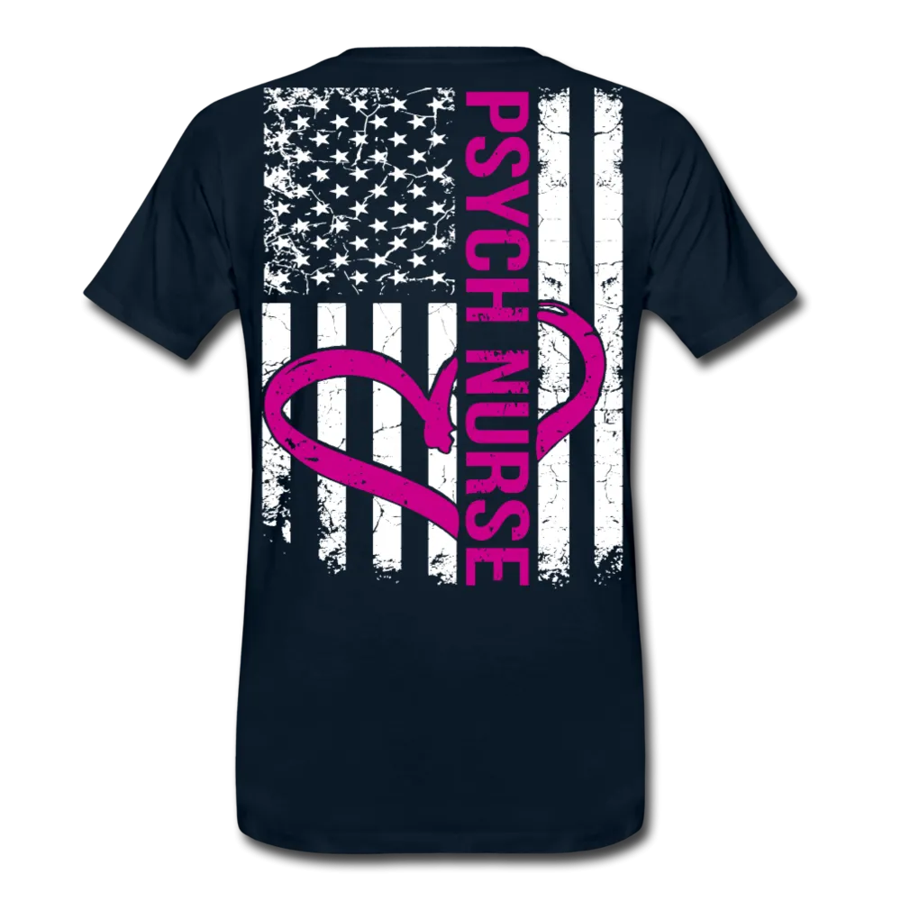 Psych Nurse Flag Men's Premium T-Shirt