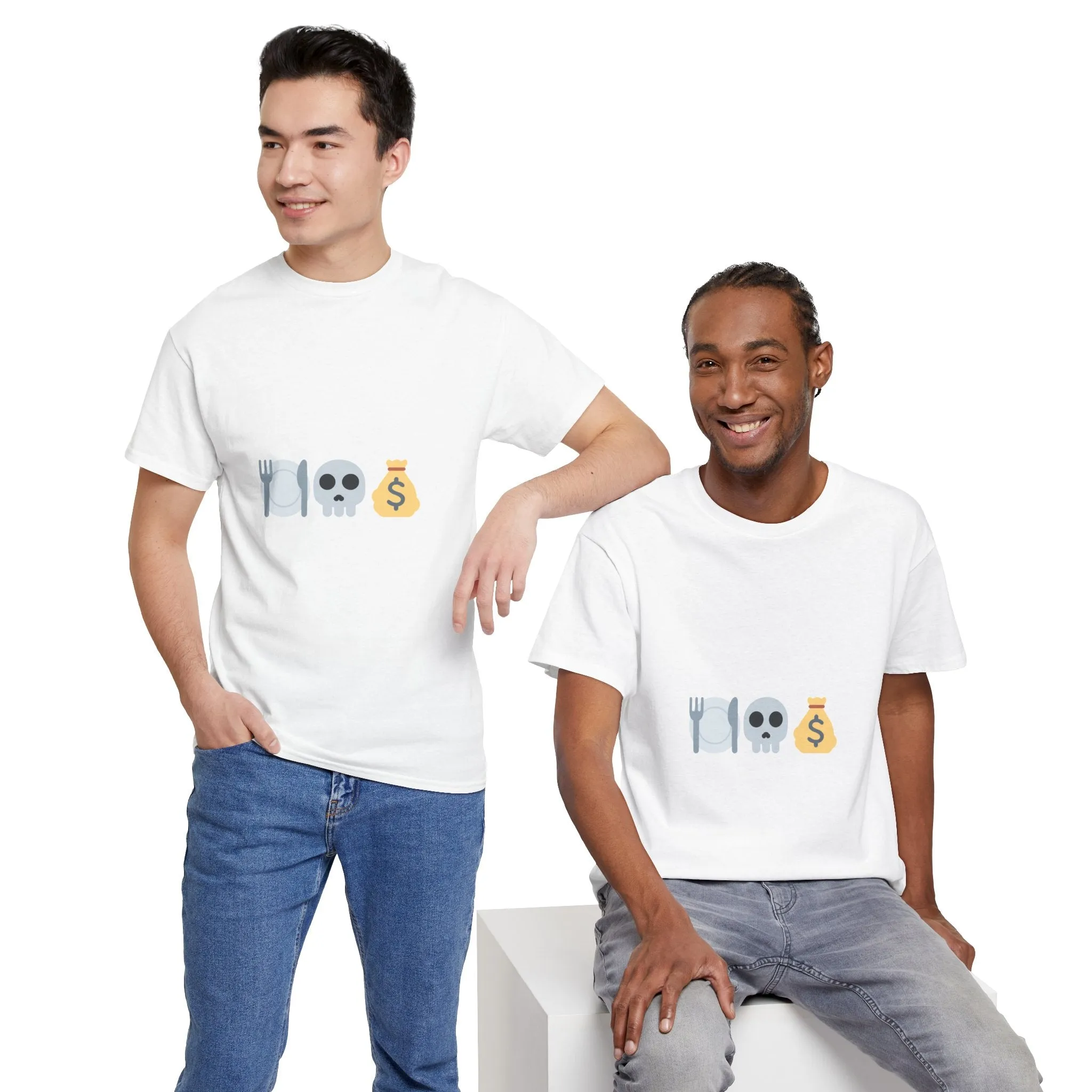 "Eat The Rich" – A Balanced Diet Unisex Heavy Cotton Tee