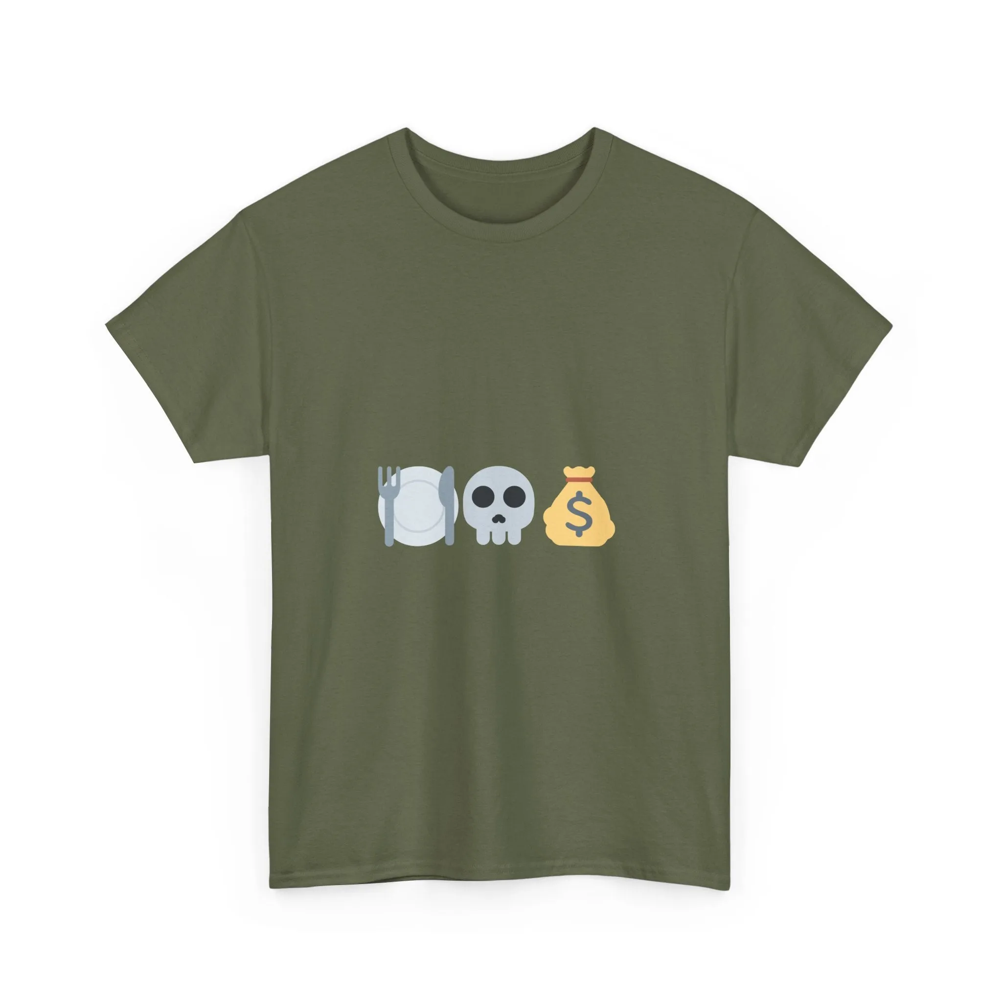 "Eat The Rich" – A Balanced Diet Unisex Heavy Cotton Tee