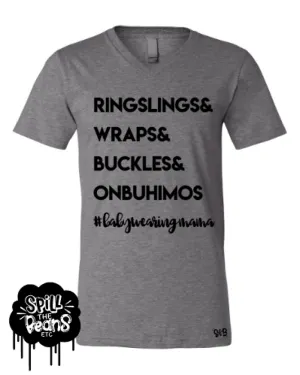 Ringslings & Wraps & Buckles & Onbuhimos Babywearing Tank or Tee