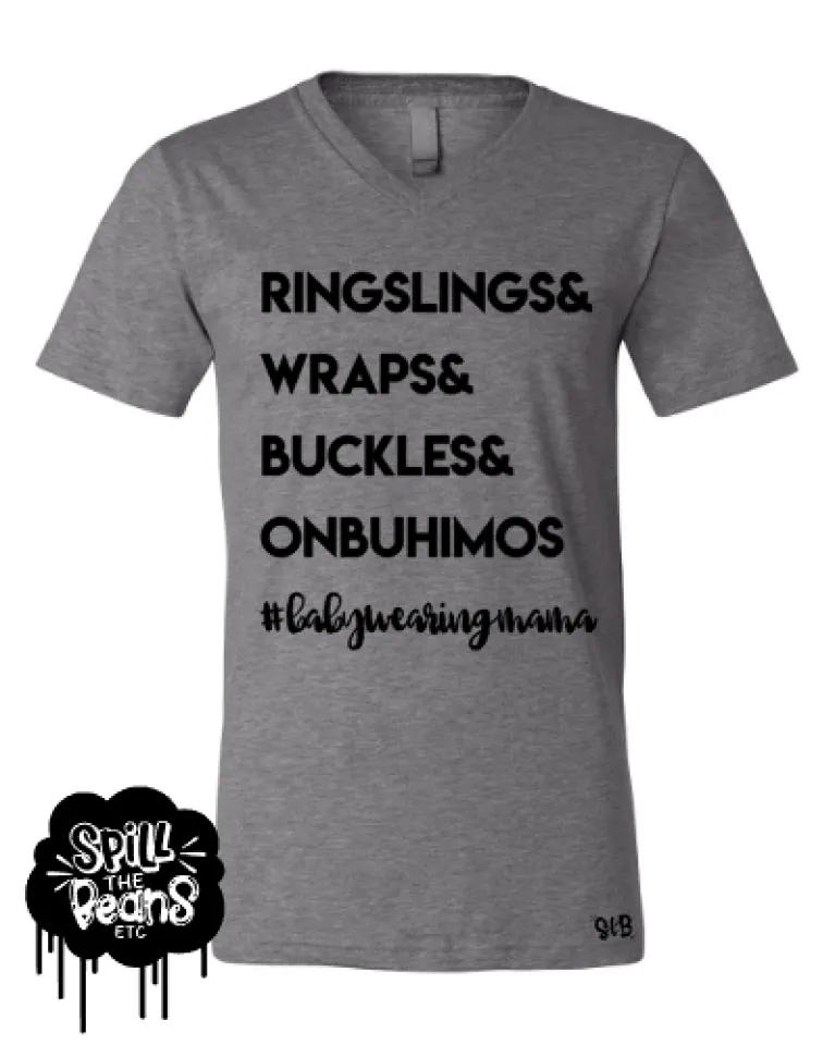 Ringslings & Wraps & Buckles & Onbuhimos Babywearing Tank or Tee