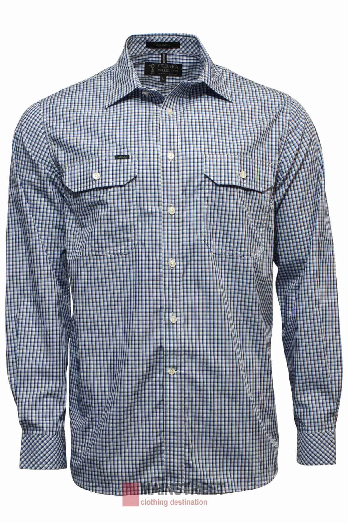Ritemate Pilbara Check Double Pocket Shirt