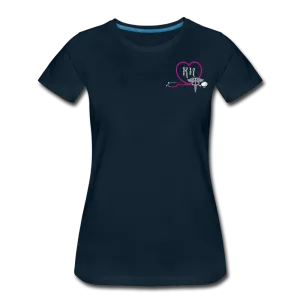 RN Nurse Flag Women’s Premium T-Shirt (No Name On Front)
