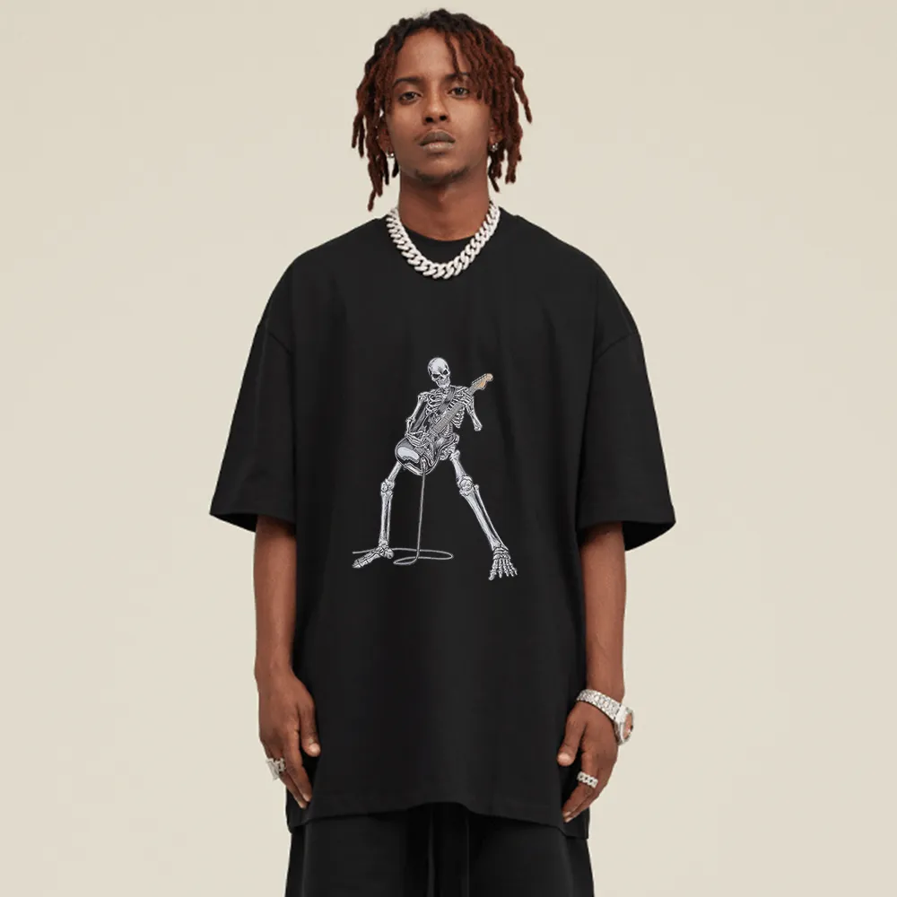 Rock Skeleton Singer T-shirt