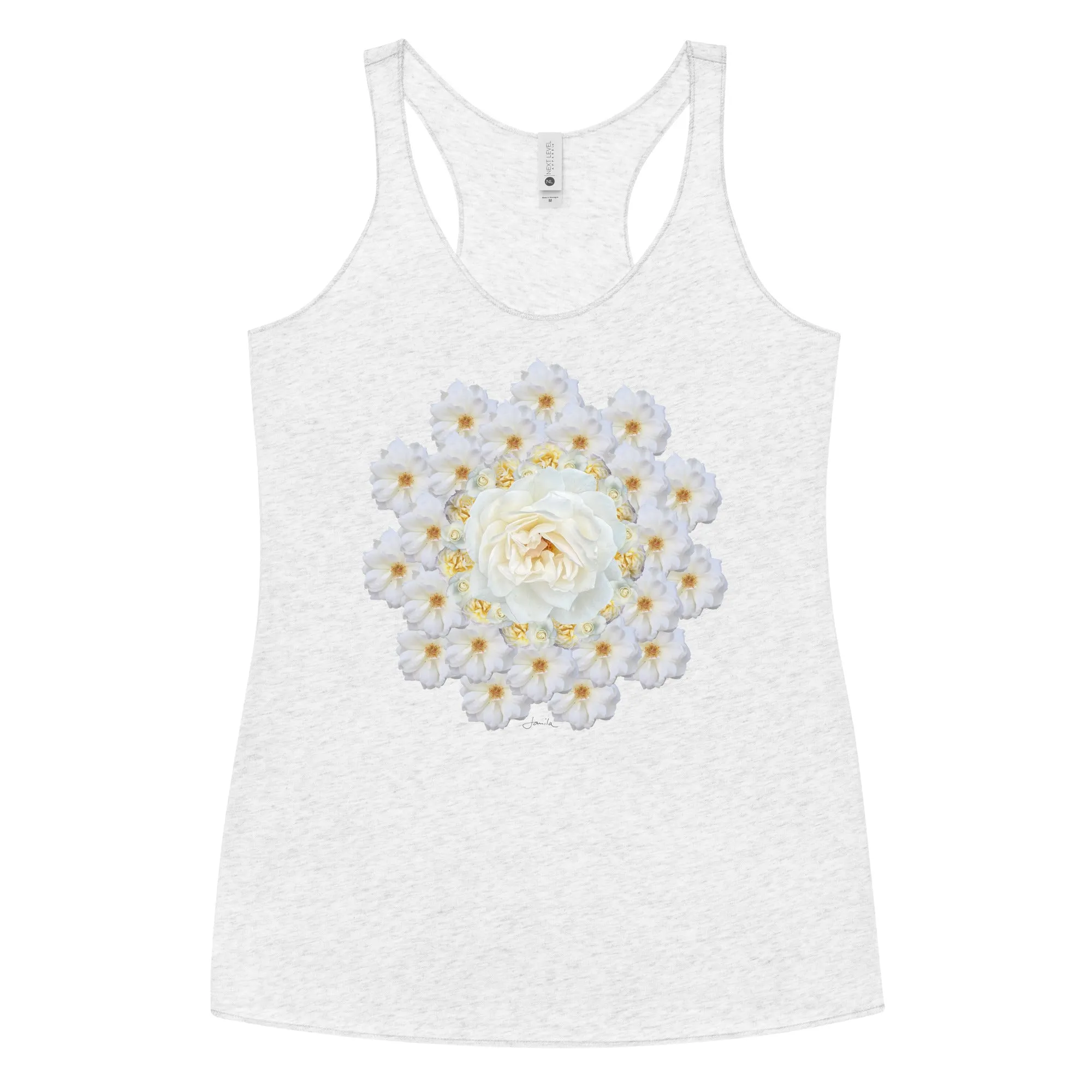 Rose Mandala Women's Racerback Tank