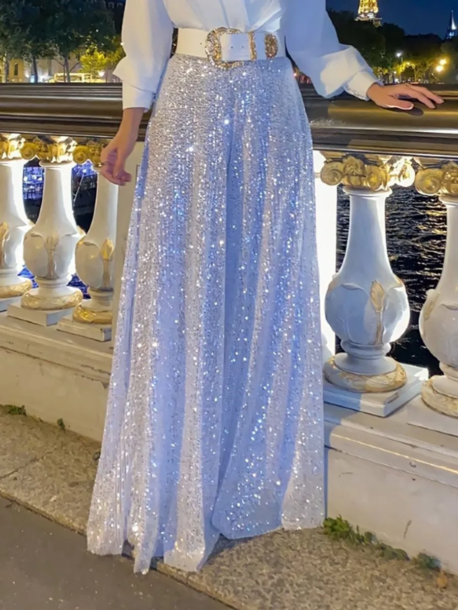 Rosina - Radiant Sequin Detail Woman's Evening Dress