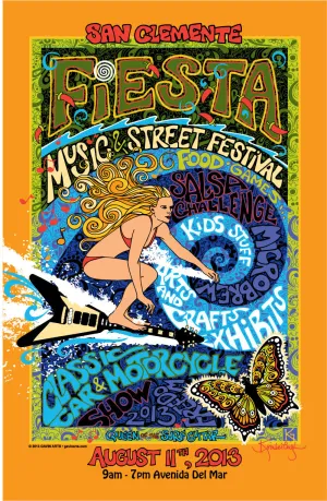 San Clemente Fiesta Music Festival Poster 2013