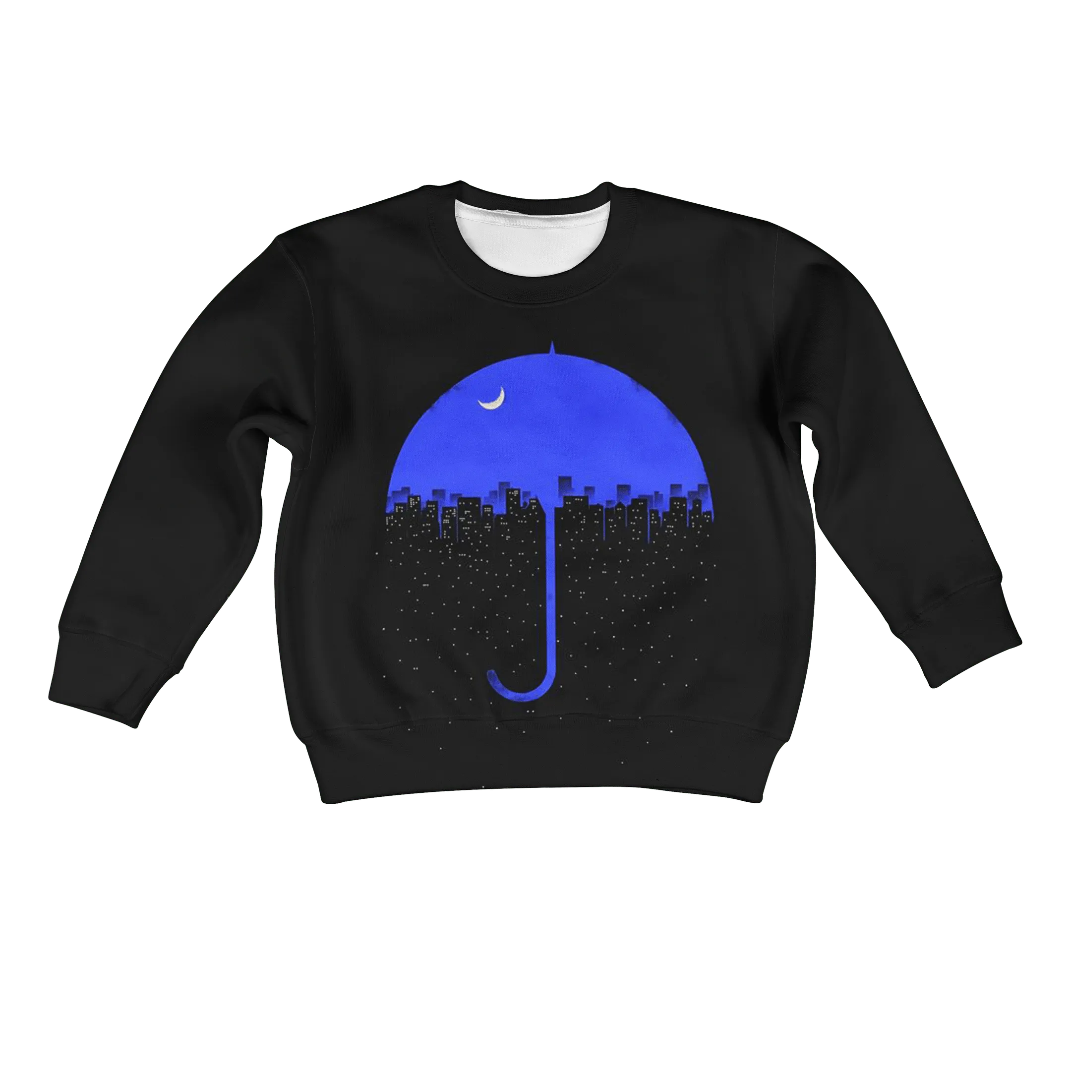 Scenery Of Night City Custom Cosplay Kid Hoodie