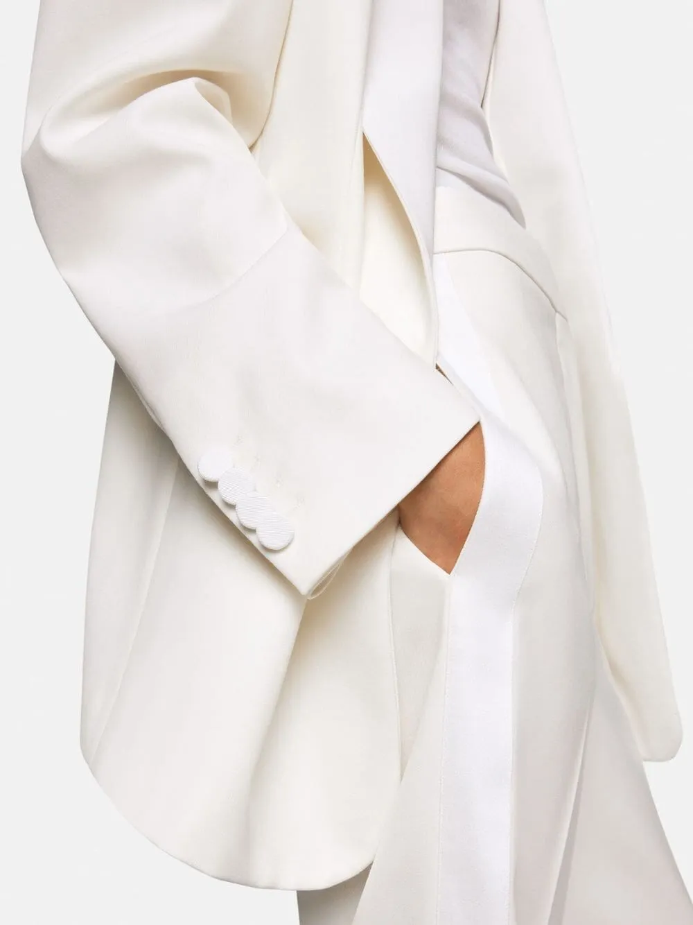 Shawl Lapels Wool Blazer