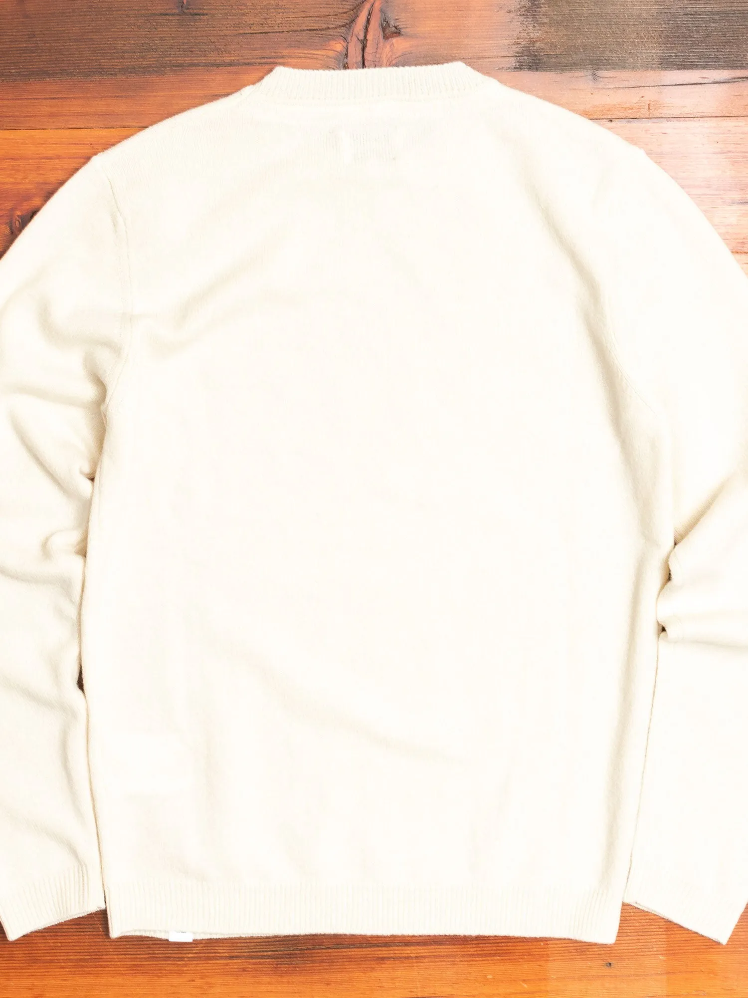 Sigfred Lambswool Sweater in Ecru