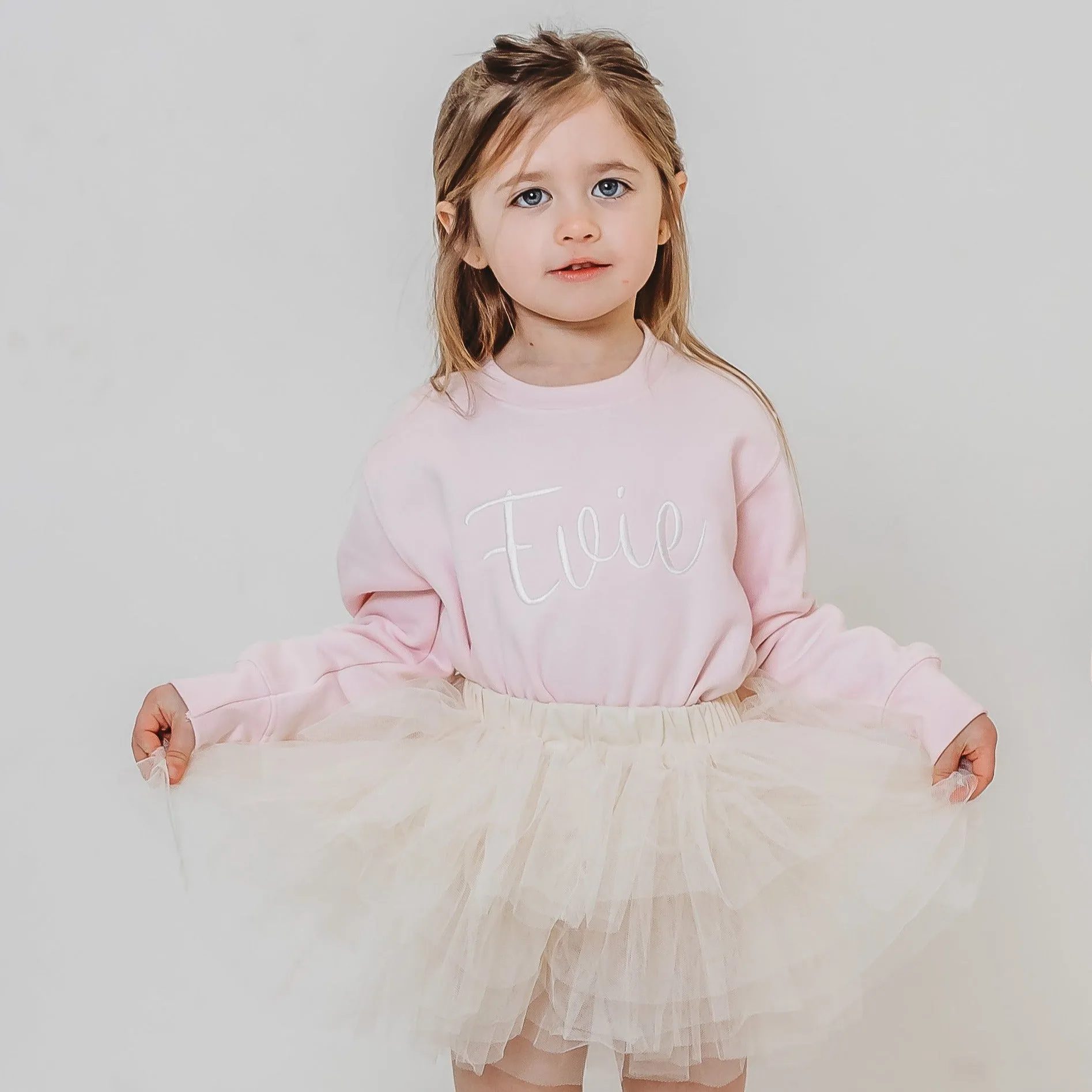 Signature Script Embroidered Sweater