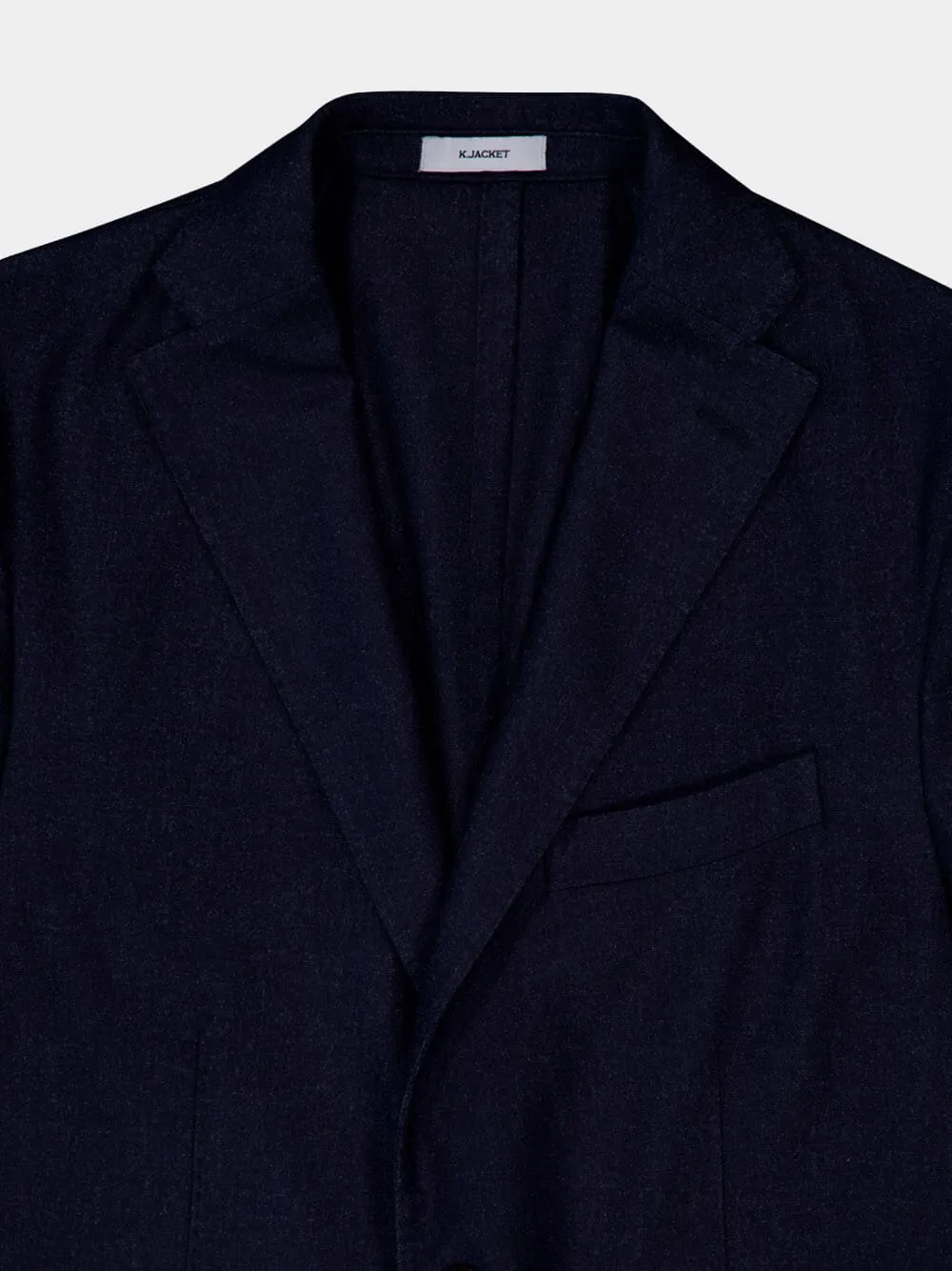 Single-Breasted Wool-Blend Blazer