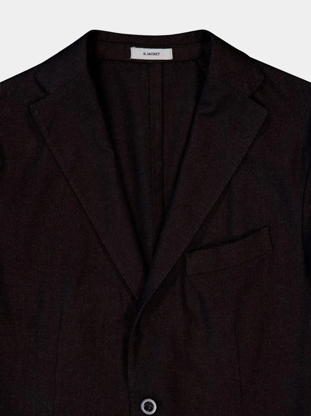 Single-Breasted Wool-Blend Blazer